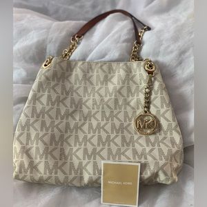 Authentic Michael Kors over the shoulder tote